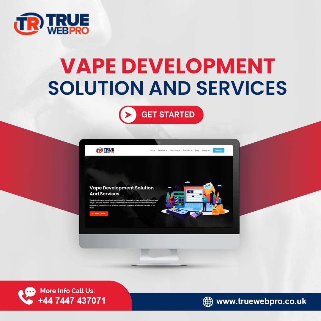 Vape Website Development and Design